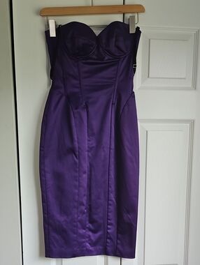 D&G Purple Satin Dress
